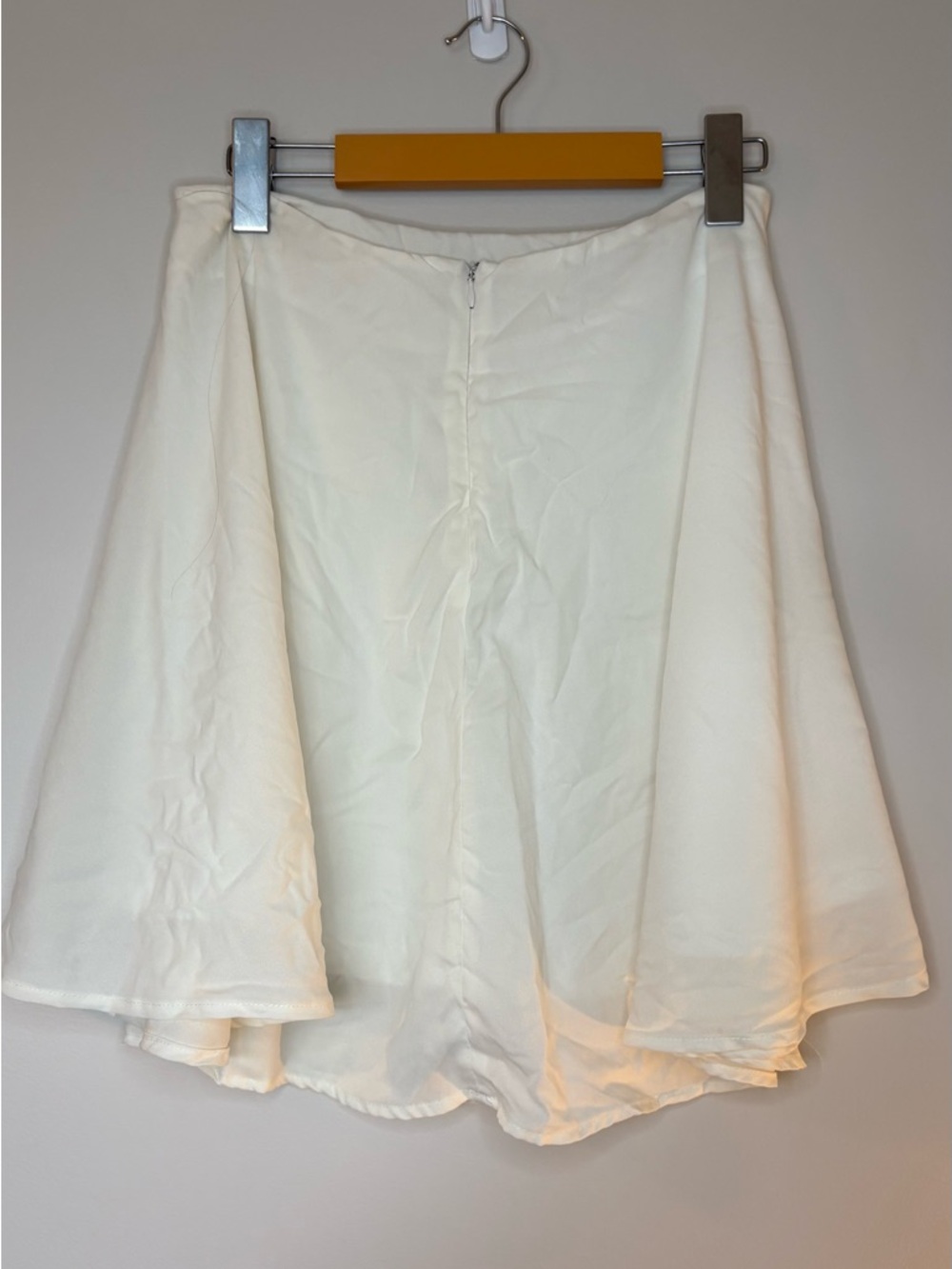 Love Riche Cream Circle Skirt - Flared Silhouette